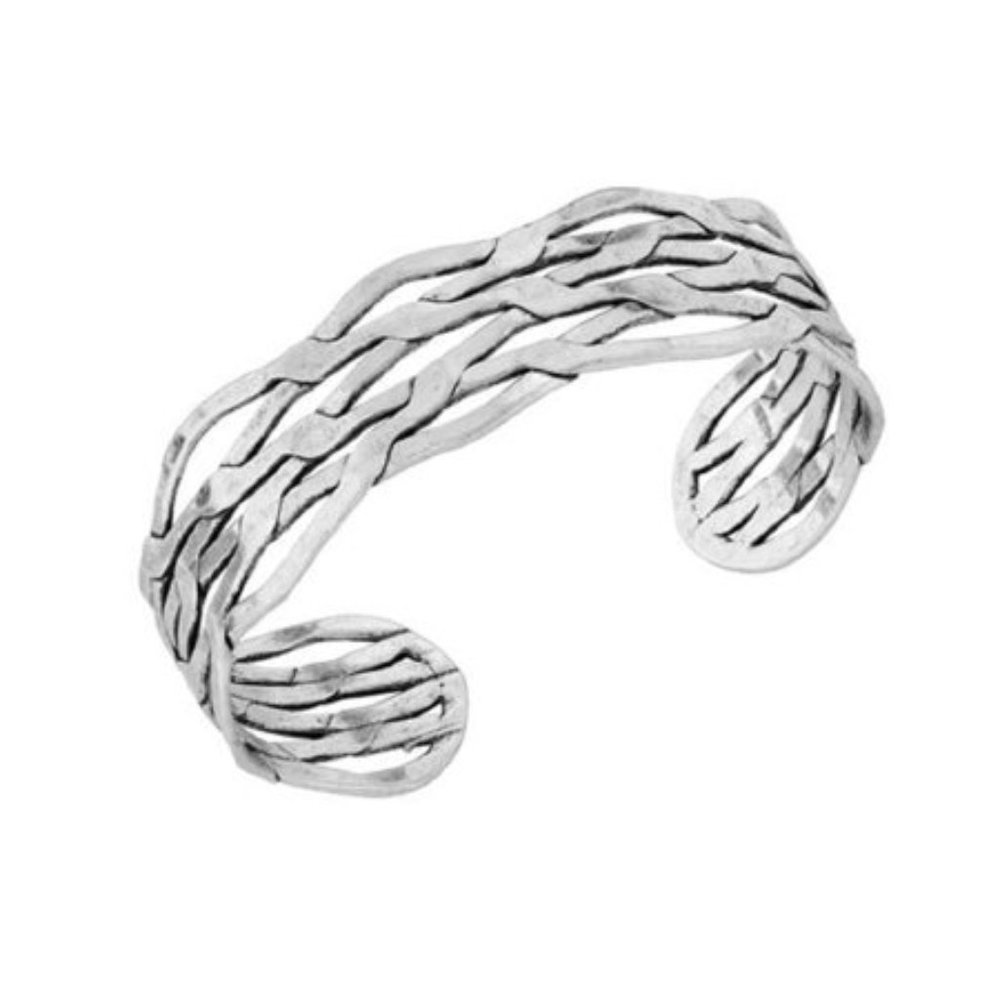 Lucky Brand Women's Silver Open Cuff Bracelet
